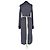 Vestido midi envelope Diane Von Furstenberg em viscose cinza - vista 3