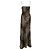 Vestido maxi sin mangas Ganni con estampado de leopardo en seda marrón Castaño - vista 3
