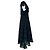 Vestido midi Zimmermann de renda com mangas curtas em algodão preto - vista 2