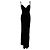 Autre Marque Vestido Maxi Galvan London Avedon Globe em poliéster preto