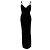 Autre Marque Vestido Maxi Galvan London Avedon Globe em poliéster preto - vista 4