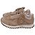 Autre Marque Baskets Dior C'est Fringe en daim beige Imprimé python - vue 4