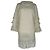 Autre Marque Vestido mini Saloni Lori B de algodón blanco con pinzas y volantes Crudo