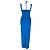 Autre Marque Abito midi Kali Cutout Galvan London in viscosa blu - vista 9