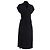 Max Mara Vestido Midi com decote em V MaxMara Leisure em algodão azul marinho