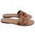 Céline Sandali Marina Celine in pelle di vitello marrone Rosso