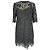Mini abito in pizzo Dolce & Gabbana in cotone nero
