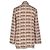 Prada Lipstick-Print Button-Down Shirt in Multicolor Silk Multiple colors - view 3