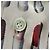 Prada Lipstick-Print Button-Down Shirt in Multicolor Silk Multiple colors - view 5