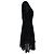 Abito mini Isabel Marant Usmara Metallic in viscosa nera Nero - vista 2