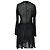 Abito mini Isabel Marant Usmara Metallic in viscosa nera Nero - vista 3
