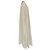 Abito camicia maxi a maniche lunghe Brunello Cucinelli in seta avorio Bianco Crudo - vista 2