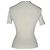 Top de punto con adornos de cadena Alexander Wang en viscosa blanca Blanco Crudo - vista 4