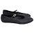 Timeless Ballerine Mary Jane matelassé con punta Chanel CC in pelle nera Nero