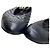 Timeless Ballerine Mary Jane matelassé con punta Chanel CC in pelle nera Nero - vista 7