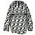 Casaco Anorak com Capuz Dior Motif Estrela em Poliéster Azul Marinho