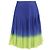 Gonna midi Moschino con stampa tie-dye in cotone multicolore