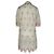 Mini abito ricamato Temperley London in cotone bianco - vista 3