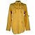 Chemise à boutons Joseph à poches multiples en coton jaune