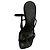 Salvatore Ferragamo Sandali con tacco Ferragamo Elina in camoscio di capra nero - vista 10