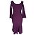 Mini abito a tromba testurizzato Herve Leger in rayon Violet Porpora