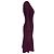 Mini abito a tromba testurizzato Herve Leger in rayon Violet Porpora - vista 2