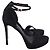 Décolleté con plateau Michael Kors Jordyn in camoscio nero