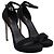 Décolleté con plateau Michael Kors Jordyn in camoscio nero - vista 3