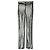 Autre Marque Galvan London gerade geschnittene Hose aus metallic-silbernem Polyester Metallisch