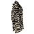 Camicia a maniche lunghe Farm Rio con stampa zebra in cotone nero - vista 3