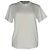 T-shirt in cotone bianco con logo in rilievo Ami Crudo