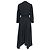 Maje Polka Dot V-Neck Midi Kleid aus schwarzer Viskose - Ansicht 3