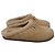 Mules Gucci Sol Horsebit in shearling e camoscio beige