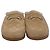 Mules Gucci Sol Horsebit in shearling e camoscio beige - vista 2