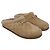 Mules Gucci Sol Horsebit in shearling e camoscio beige - vista 3