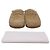 Mules Gucci Sol Horsebit in shearling e camoscio beige - vista 6