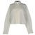 Camisa cropped Ami de Coeur em algodão branco Cru