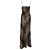 Vestido maxi sin mangas Ganni con estampado de leopardo en seda marrón Castaño - vista 3