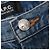 Apc Jeans a zampa alta A.P.C. in cotone blu - vista 7