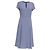 Abito midi in georgette Lauren Ralph Lauren in poliestere azzurro chiaro Blu Blu chiaro