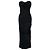 Autre Marque Abito midi bustier Titania Galvan London in velluto nero