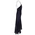 Autre Marque Galvan Escape Twist Front Midi-Kleid aus schwarzem Polyester - Ansicht 2