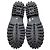 Balenciaga Strike Combat Boots aus schwarzer Baumwolle - Ansicht 10