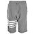 Calções de jogging clássicos Thom Browne 4-Bar em algodão cinzento Cinza - vista 3
