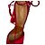 Sandali platform Aquazzura Austin in camoscio Burgundy - vista 9