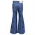Jeans Flare de Cintura Alta Chloé em Algodão Azul - vista 3