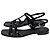 Sandali con cinturino intrecciato See by Chloé in pelle nera Nero - vista 4