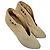 Stivaletti con zeppa Giuseppe Zanotti in camoscio beige - vista 6