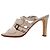 Sandali stringati Manolo Blahnik in pelle grigia Grigio - vista 4