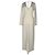 Autre Marque Abito maxi a maniche lunghe con scollo a V Galvan London in viscosa bianca Bianco